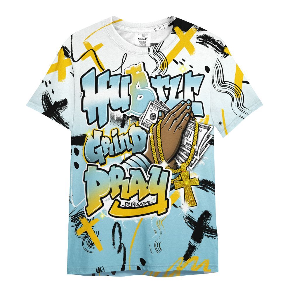 Shirt To Match Dunk High Homer Simpson - Money Hustle Grind Pray All Over Print