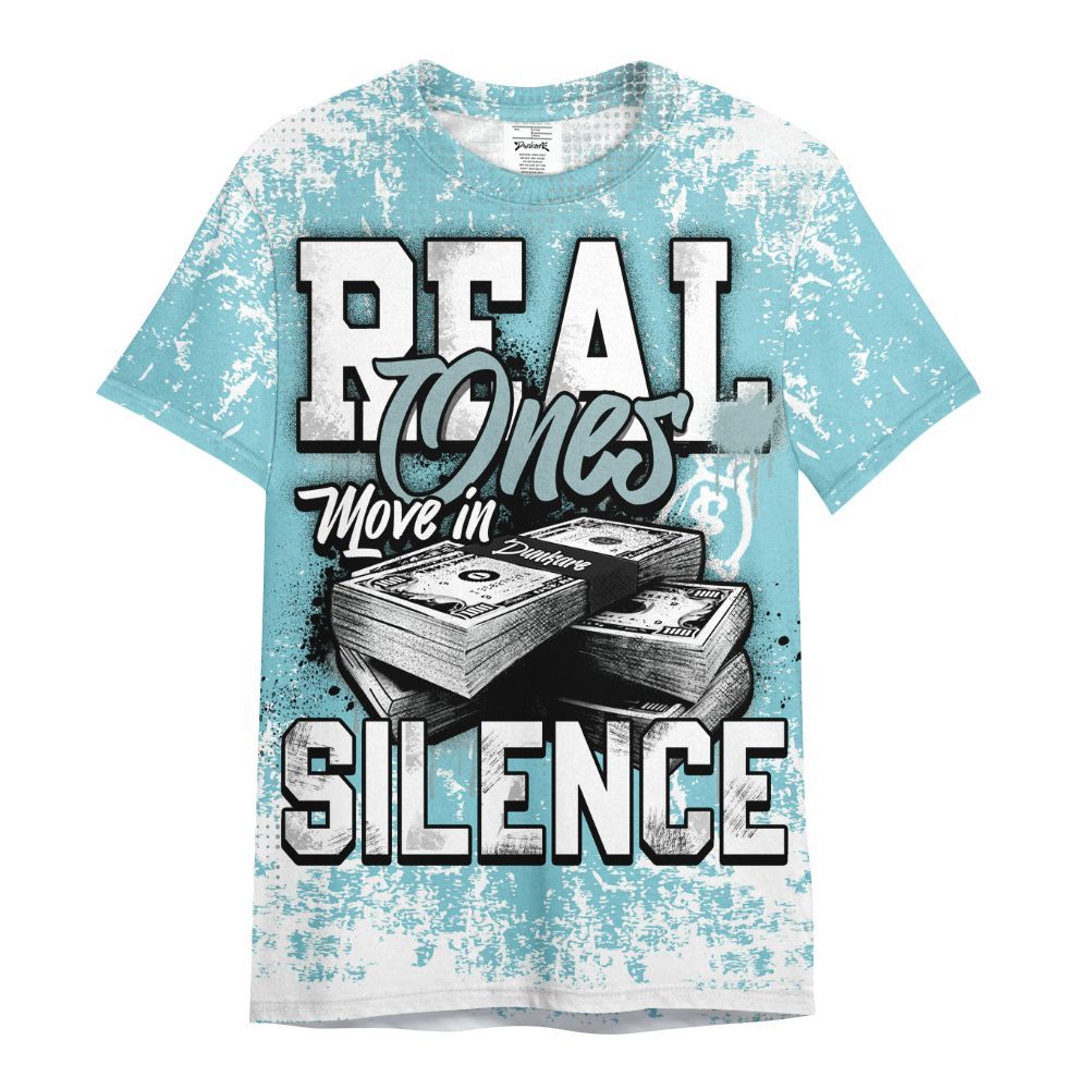 Shirt To Match Low Legend Blue 11s - Move In Silence Money Street Retro All Over Print