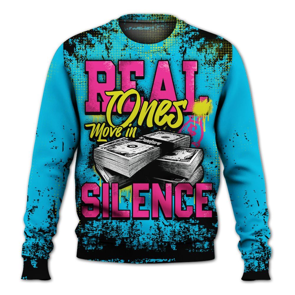 Sweatshirt To Match Tokyo Nights Stewie 3s - Move In Silence Money Street Retro All Over Print