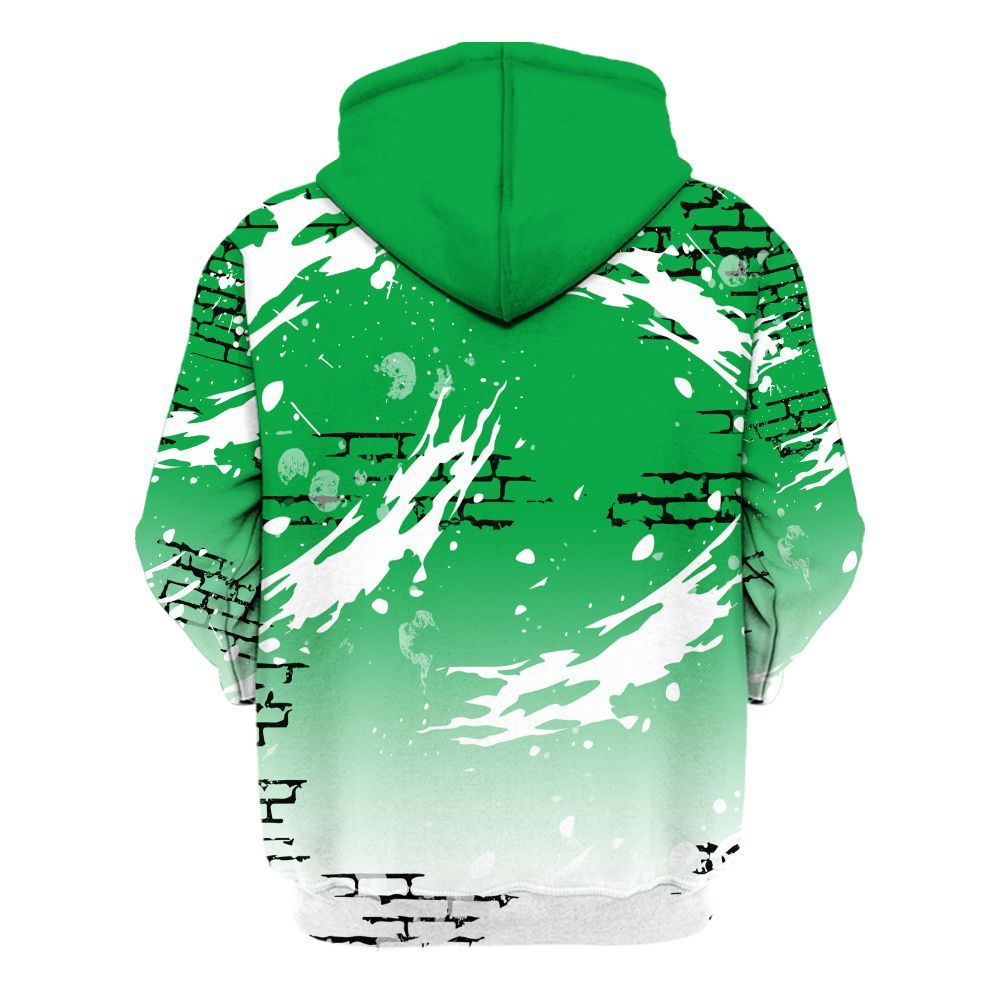 Hoodie To Match Low Lucky Green 1s - Values Of Loyalty Drip All Over Print