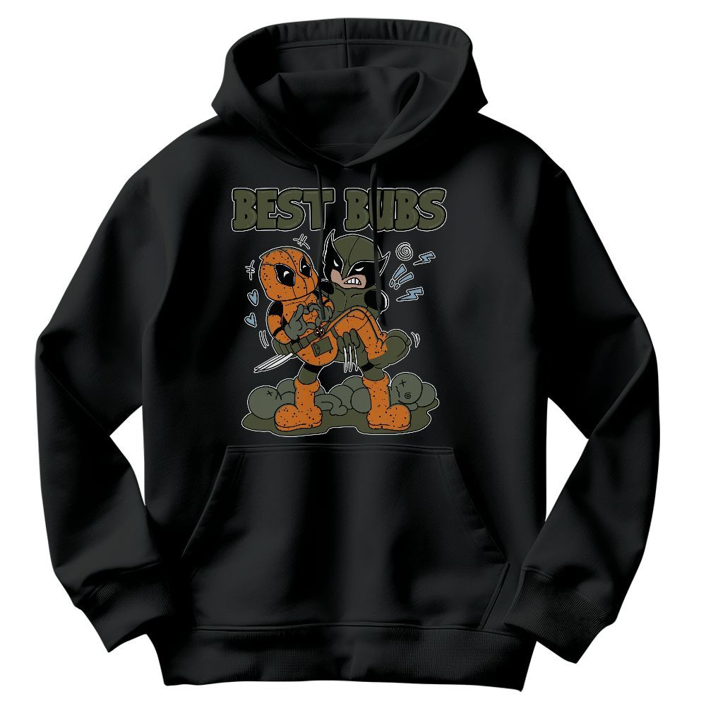 Sweatshirt To Match Olive 5s - Bubs Cartoon Graphic