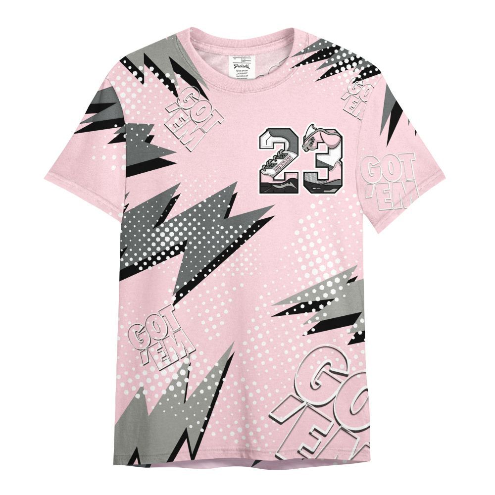 Shirt To Match Air Max 95 Pink Foam 2025 - 23 Custom Name 5s All Over Print