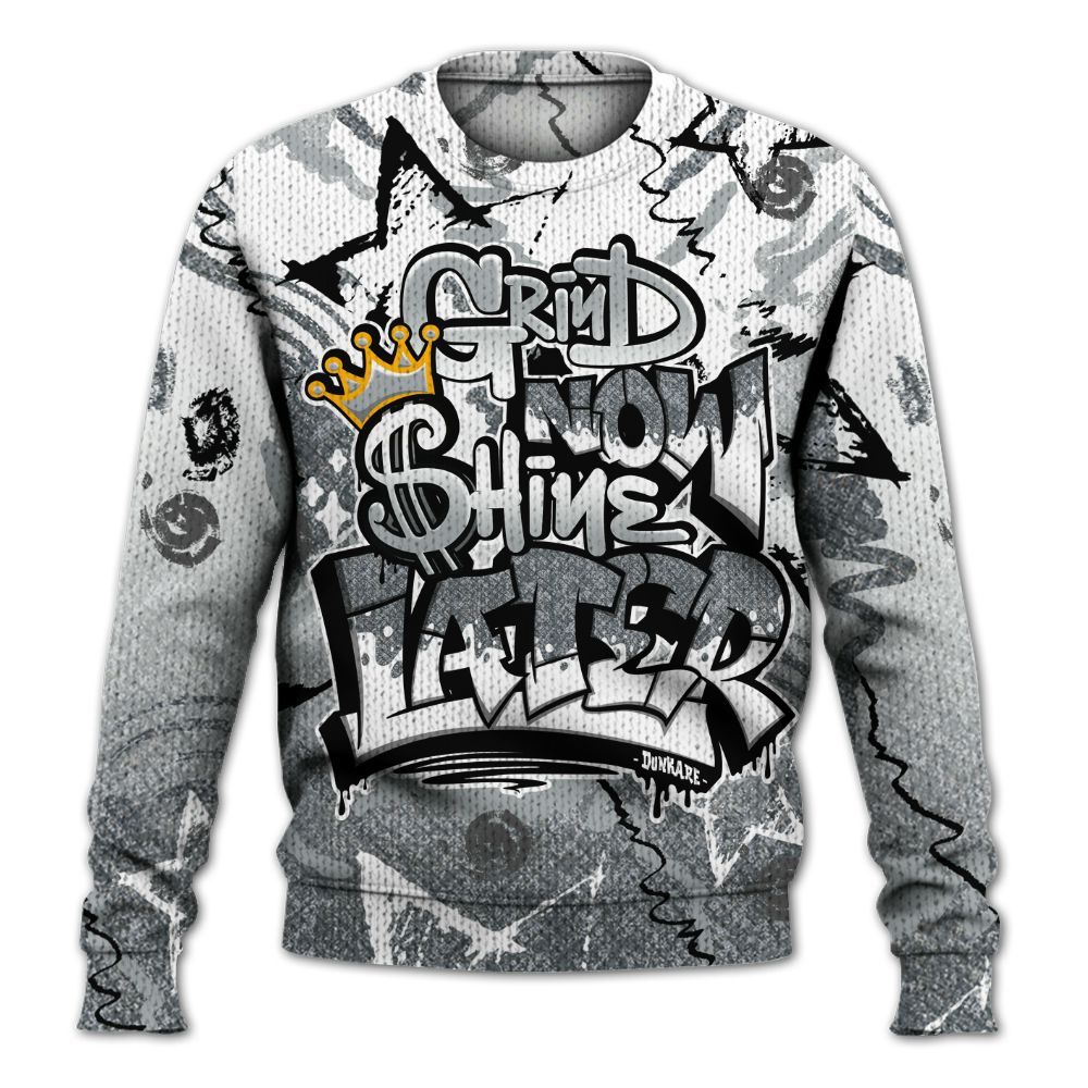 Knitted Sweater To Match Low CNY Year Of The Snake 11s - Grind Shine Later Drip