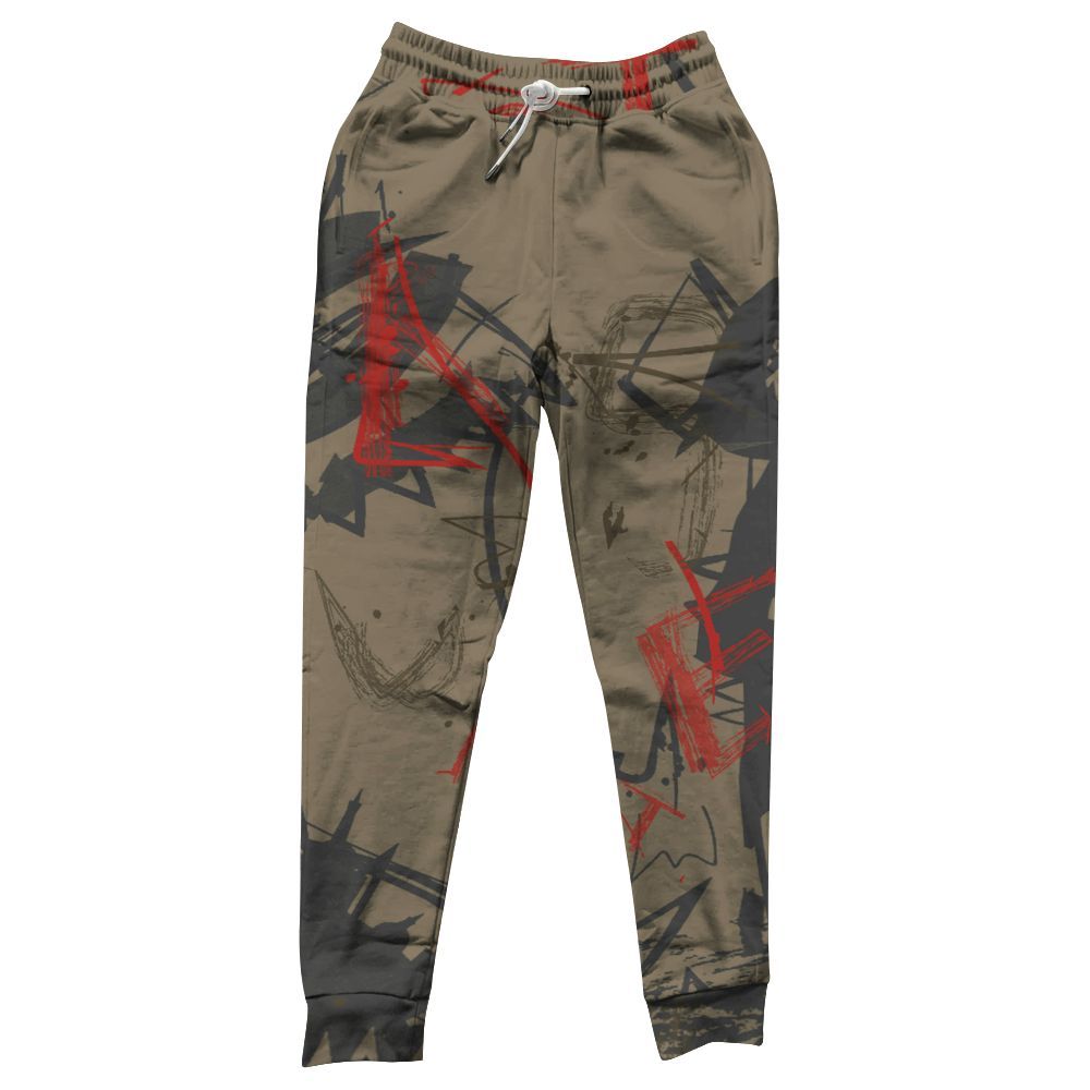 Sweatpant To Match Olive 9s - Messyz All Over Print