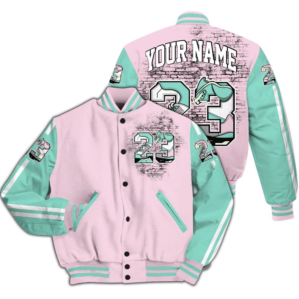 Varsity Jacket To Match Retro Easter 5s - Custom Name Number 23 5s All Over Print