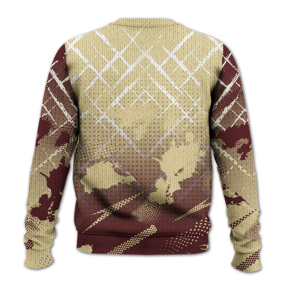 Knitted Sweater To Match Women Phantom 12s - Halftone Stand Business Dripping