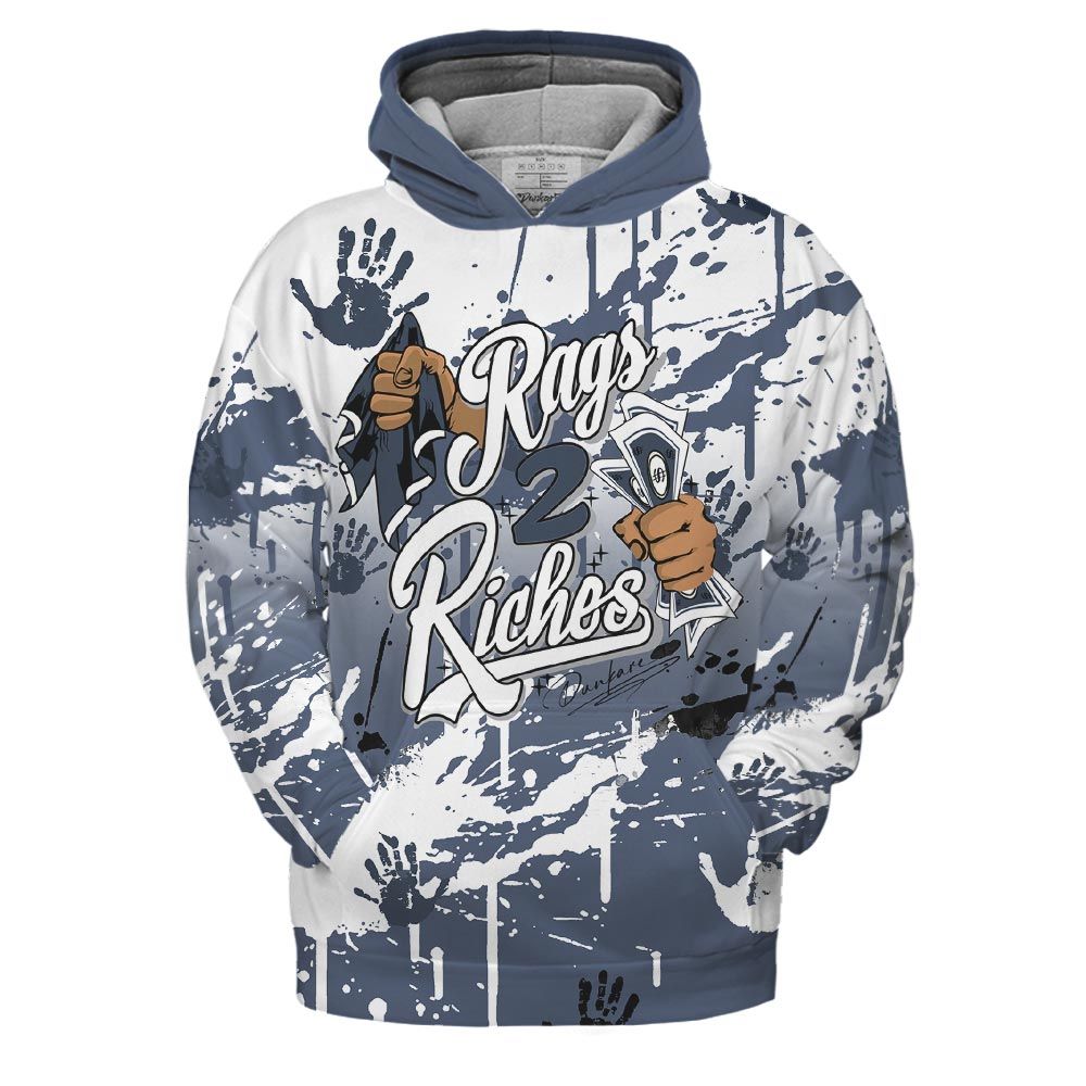 Hoodie To Match Low Diffused Blue 11s Hoodie, Rag 2 Riches Hoodie Outfit 903 NCT