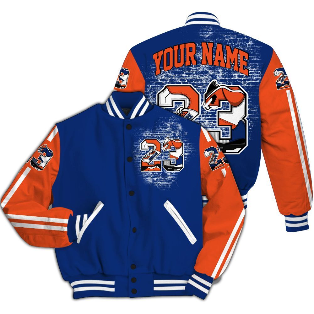 Varsity Jacket To Match Suede GS League - Custom Name Number 23 5s All Over Print