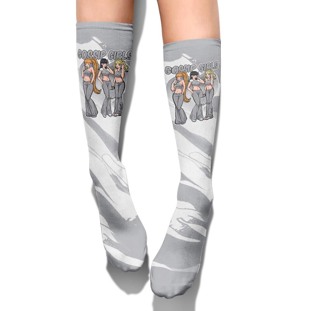 Sock To Match Low OG Wolf Grey 1s - Gossip'Girls Colored