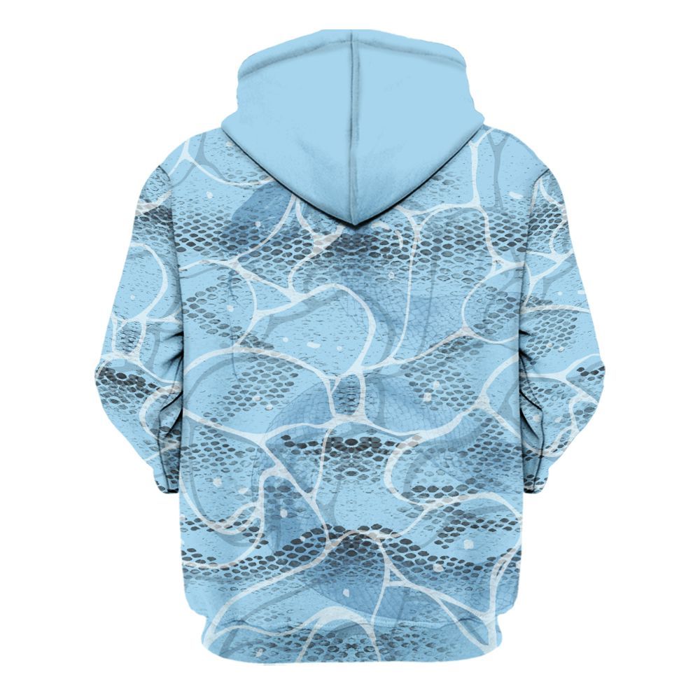 Hoodie To Match Legend Blue 11s - Girl Move In Silence All Over Print