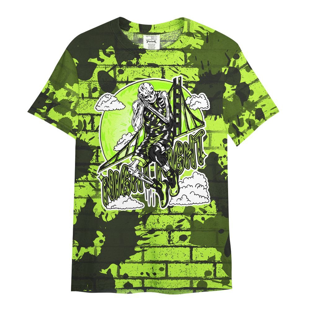 Shirt To Match Air Force 1 Low Dance Volt - Seeya Skeleton Brick All Over Print