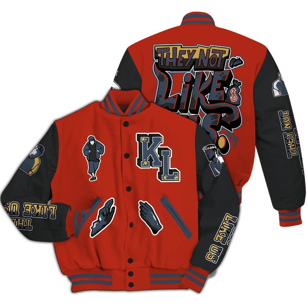 Varsity Jacket To Match Low Lucky Cat 1s - Dislike Us Graphic All Over Print