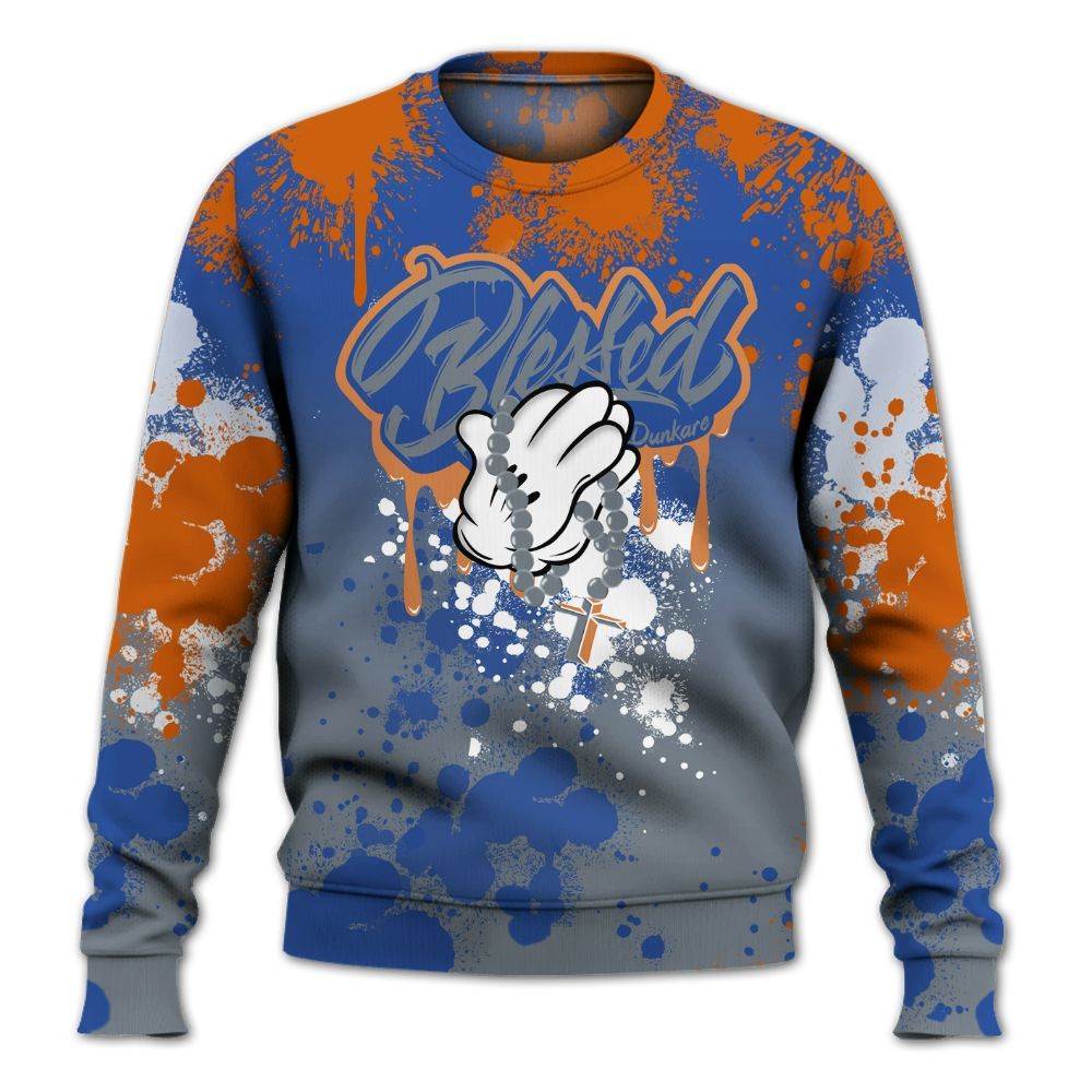 Sweatshirt To Match RS-X GS League - God Blessed Ink Drip All Over Print