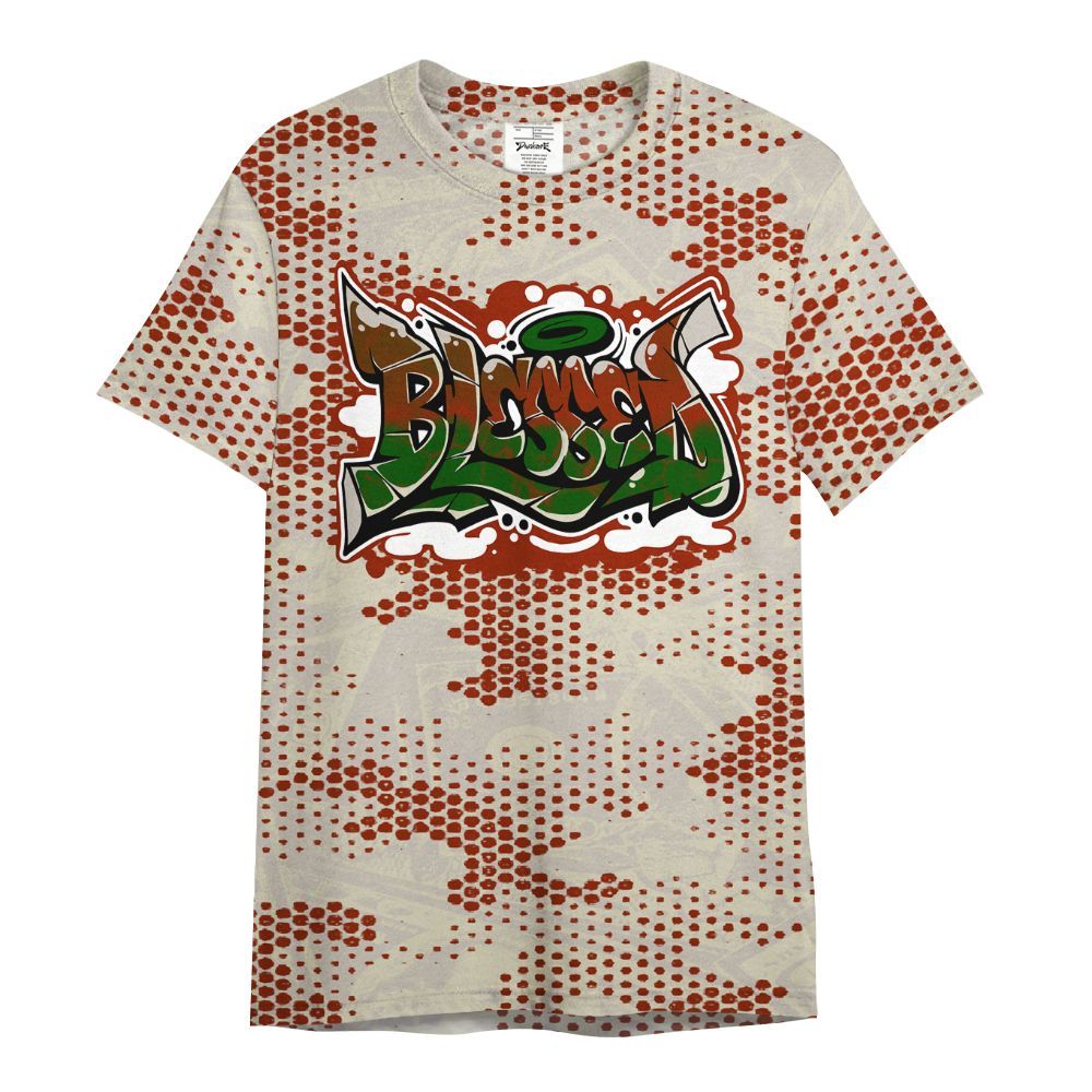 Shirt To Match El Grito 5s - Blessing Graphic Banknotes All Over Print