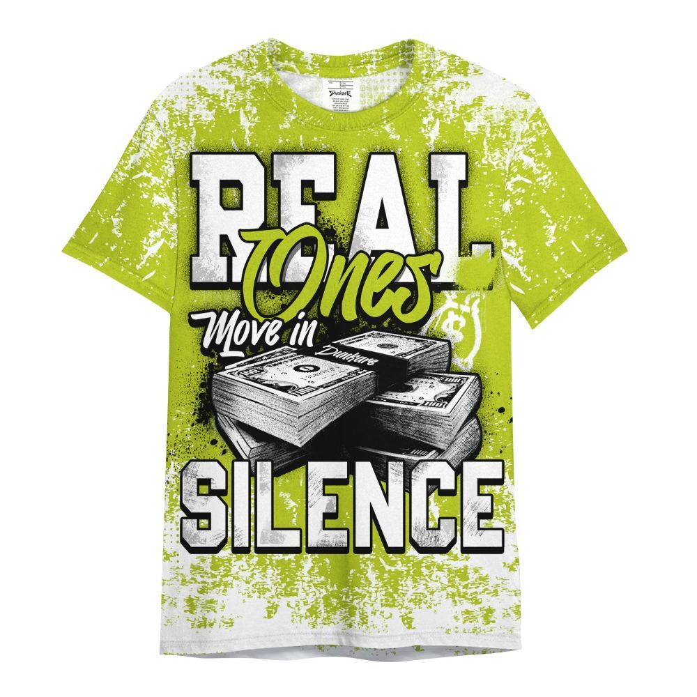 Shirt To Match Bright Cactus 13s - Move In Silence Money Street Retro All Over Print