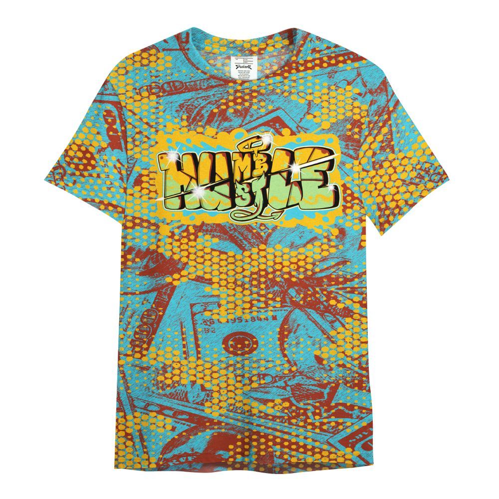 Shirt To Match SB Dunk Di'Orr Greenwood - Humbled Hustles Graphic Banknotes All Over Print