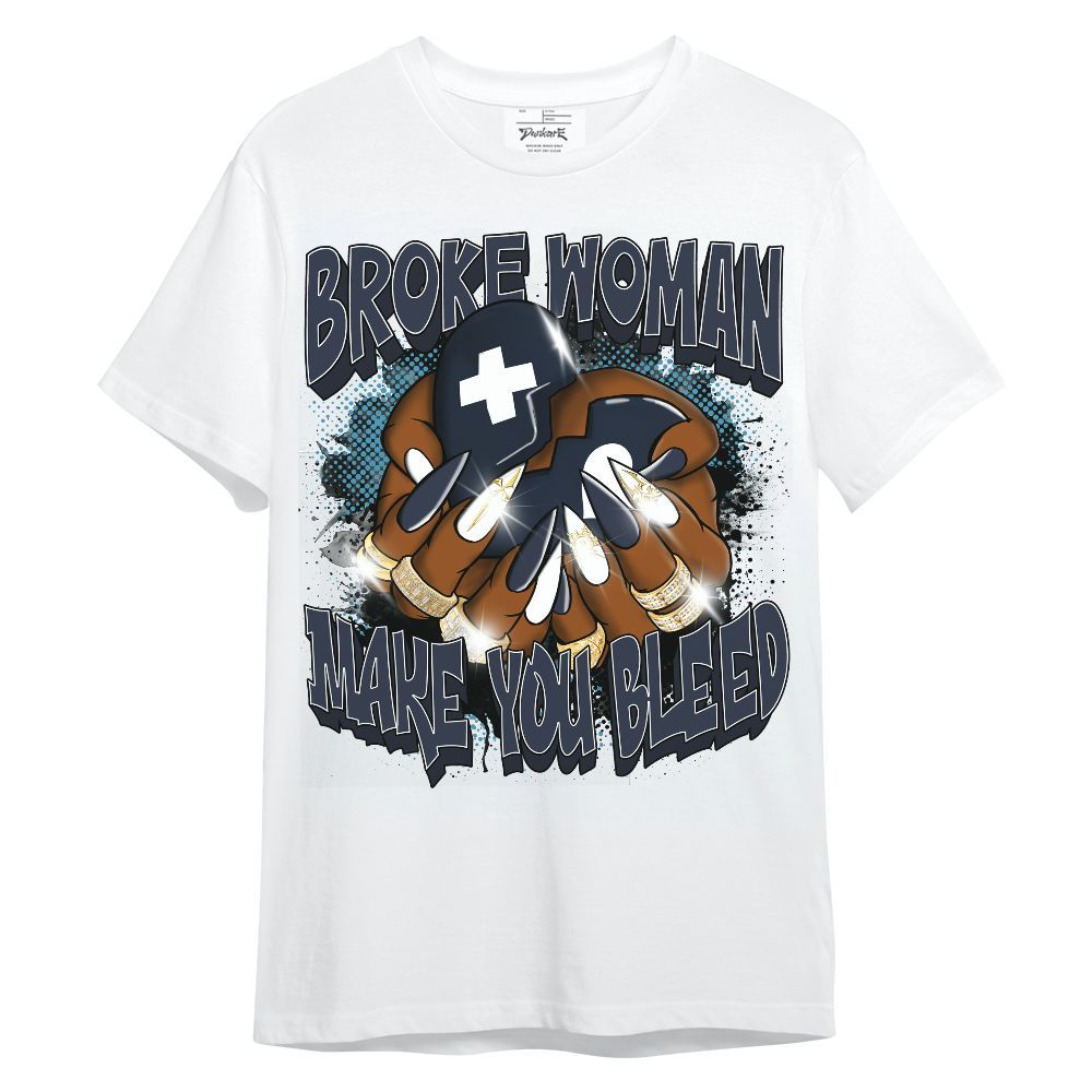 Shirt To Match Retro Obsidian 13s - Broke Woman Heart Retro Unisex Shirt