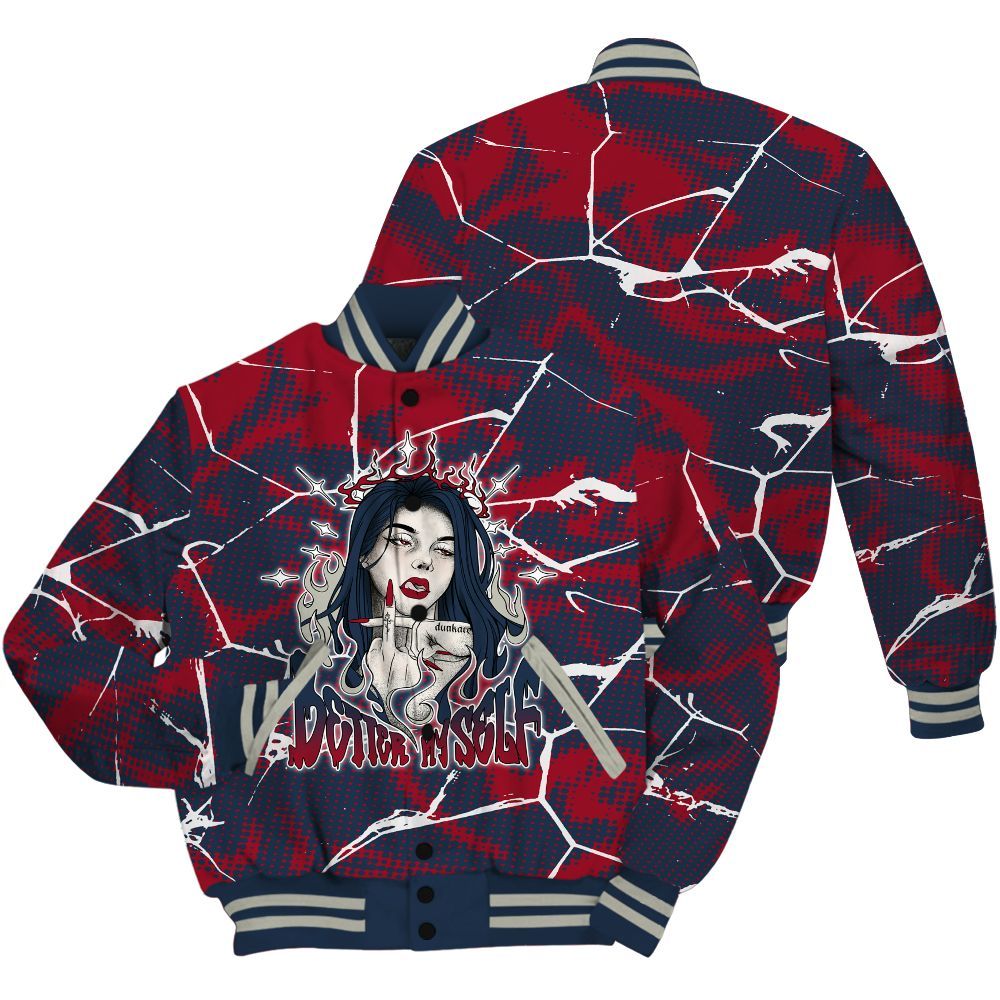 Varsity Jacket To Match Navy Blue 2024 6s Shirt - My-Self Crack Unique All Over Print