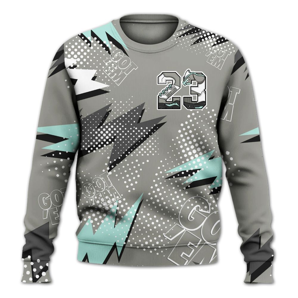 Sweatshirt To Match Low OG Year Of The Snake 1s - Custom Name Number 23 5s All Over Print