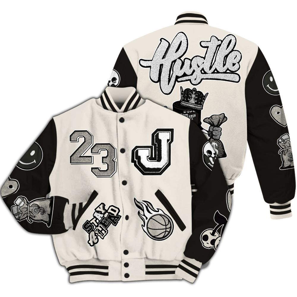 Varsity Jacket To Match Air Max Plus Moonlight Swarovski - Hustles Money Number 23 All Over Print