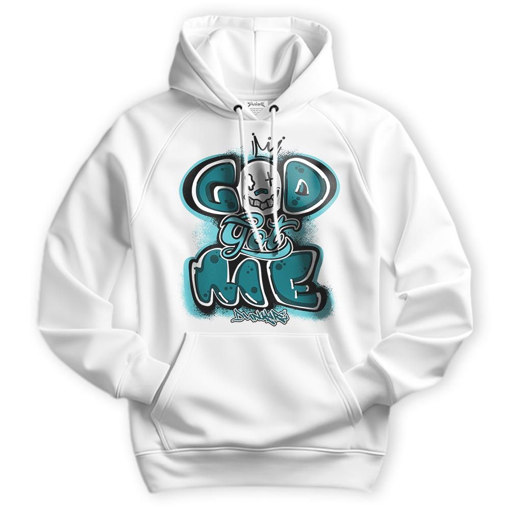Sweatshirt To Match Oxidized Green 4s Hoodie - God Got Graffiti Hoodie Unisex
