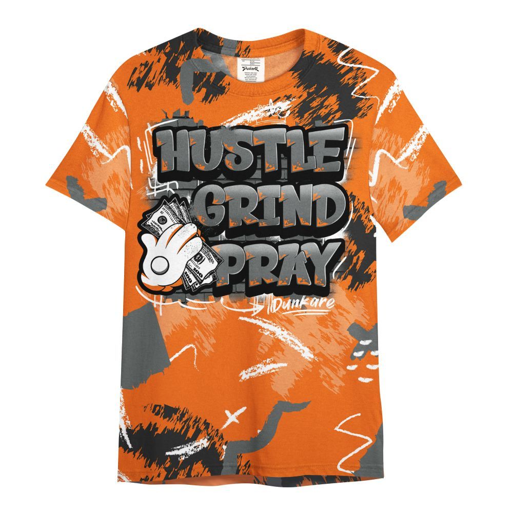Shirt To Match Air Max 95 OG Mandarin - Hustle Grind Pray All Over Print