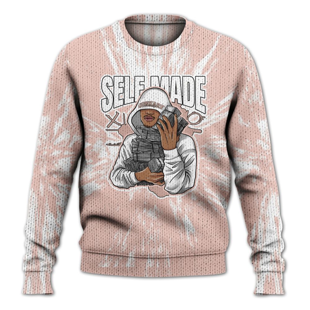 Knitted Sweater To Match Low Legend Pink 11s - Selfmade Lux