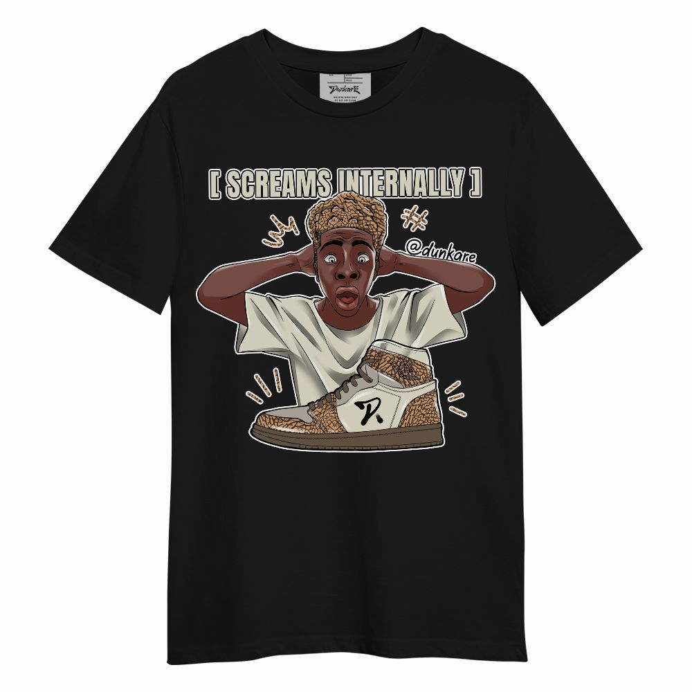 Shirt To Match Orewood Brown 3s - Scream Internally Unisex Shirt