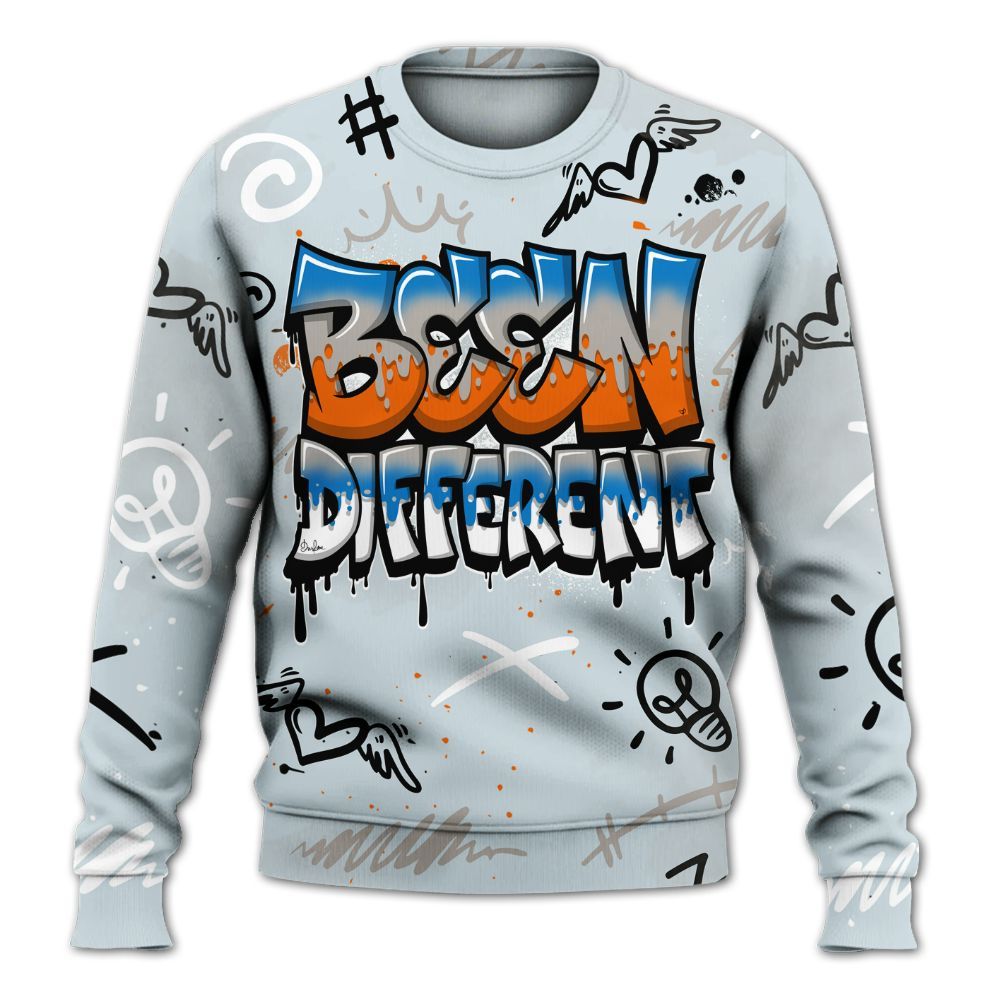 Sweatshirt To Match Retro High OG Alaska 1s - Drip Been Di2ferent All Over Print