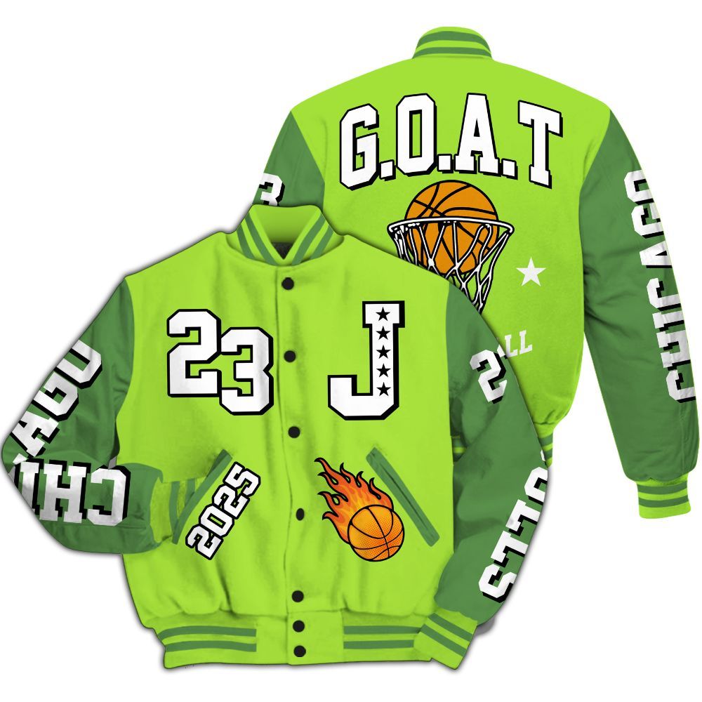 Varsity Jacket To Match Kobe 6 SE Grinch - Chicago 23 Basketball All Over Print