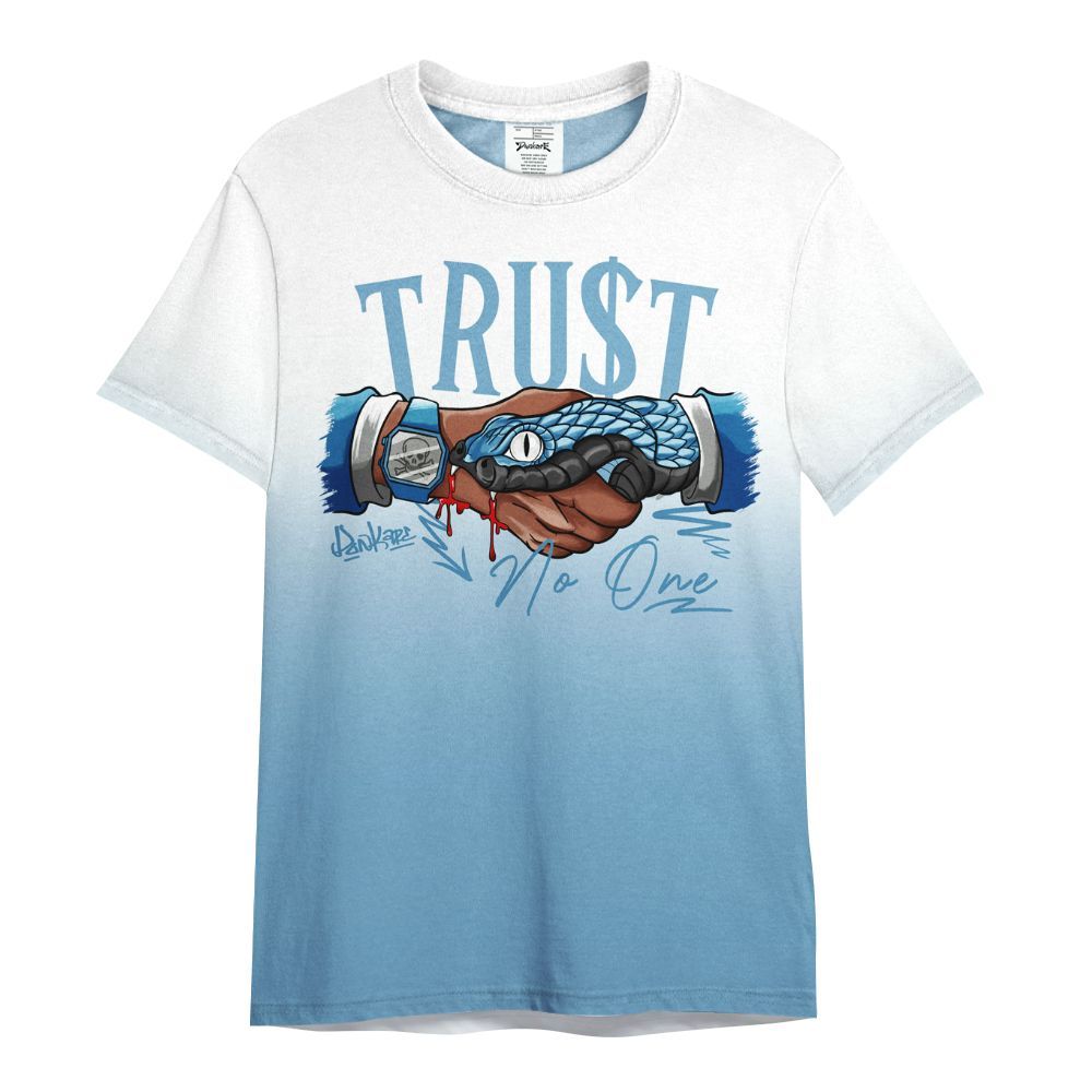 Shirt To Match High OG UNC Reimagined 1s - Snake Trust No One Drip All Over Print