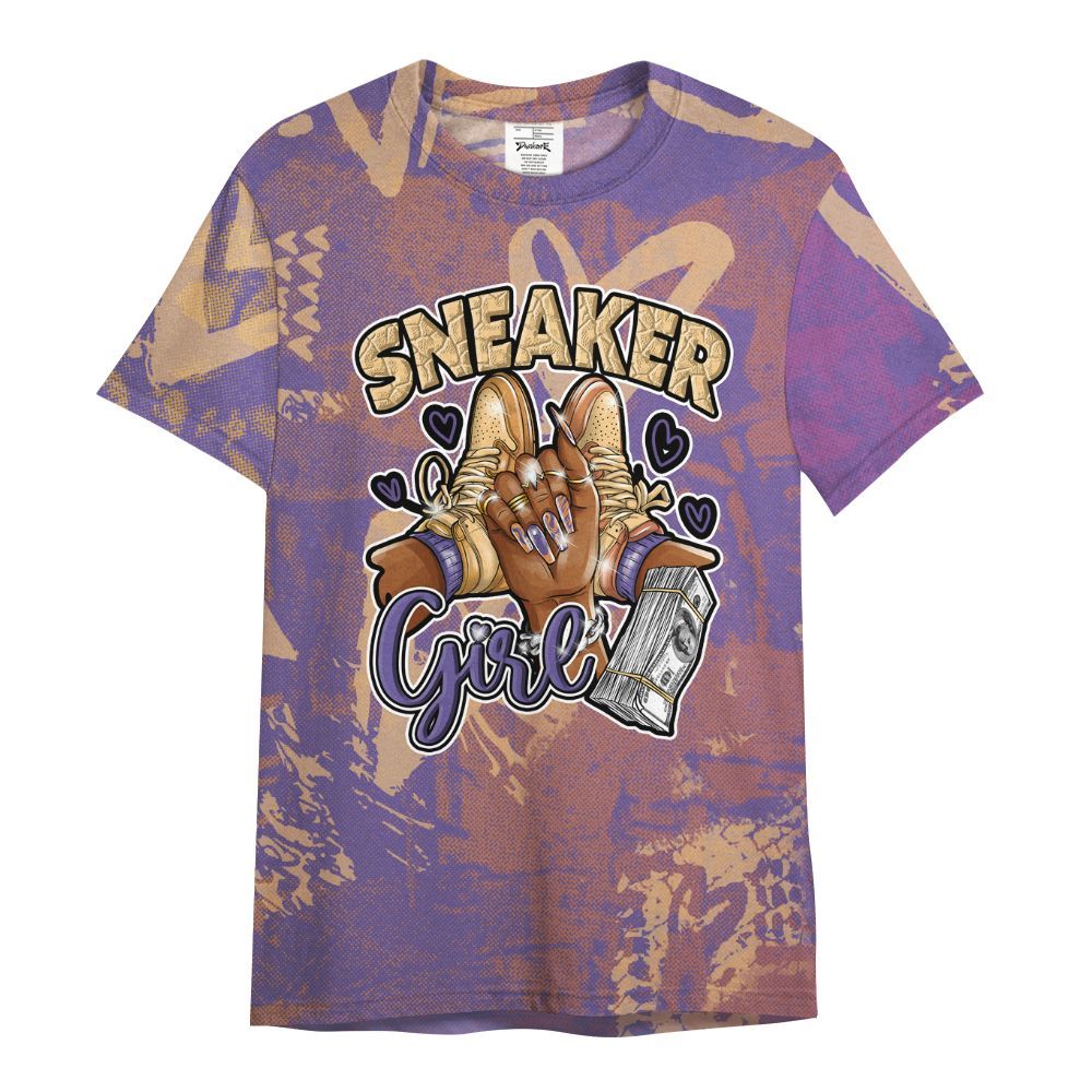 Shirt To Match Book Sunset 1s - Sneakerz Girlz Heart Grunge All Over Print