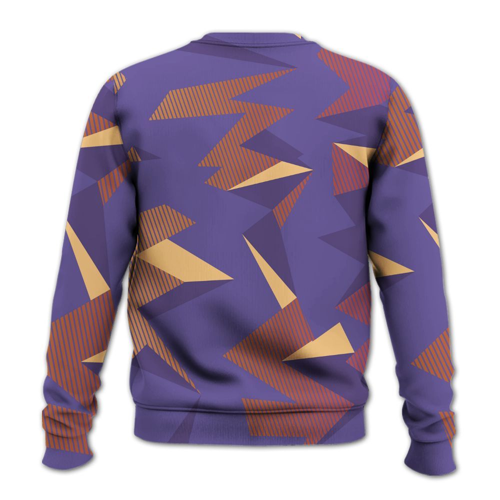 Sweatshirt To Match Book Sunset 1s - Geometric Camouflage Pattern All Over Print
