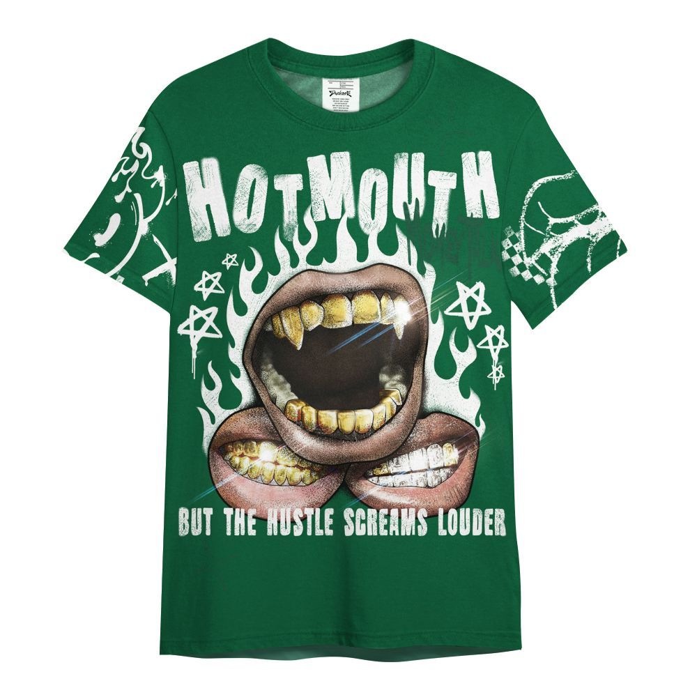 Shirt To Match High Gorge Green 1s - Mouth Burning Street Style All Over Print
