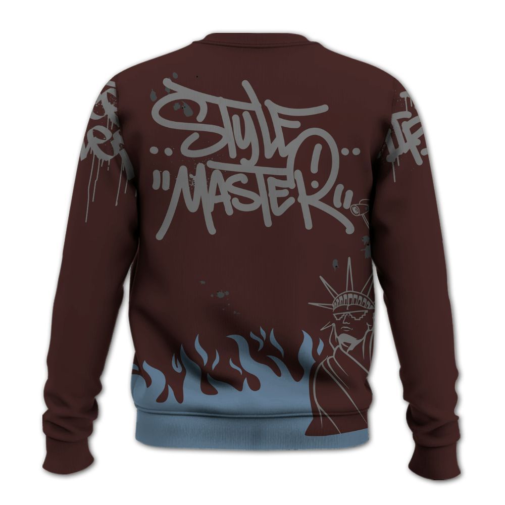 Sweatshirt To Match Burgundy 5s - Graphic Fck Around Find Out All Over Print