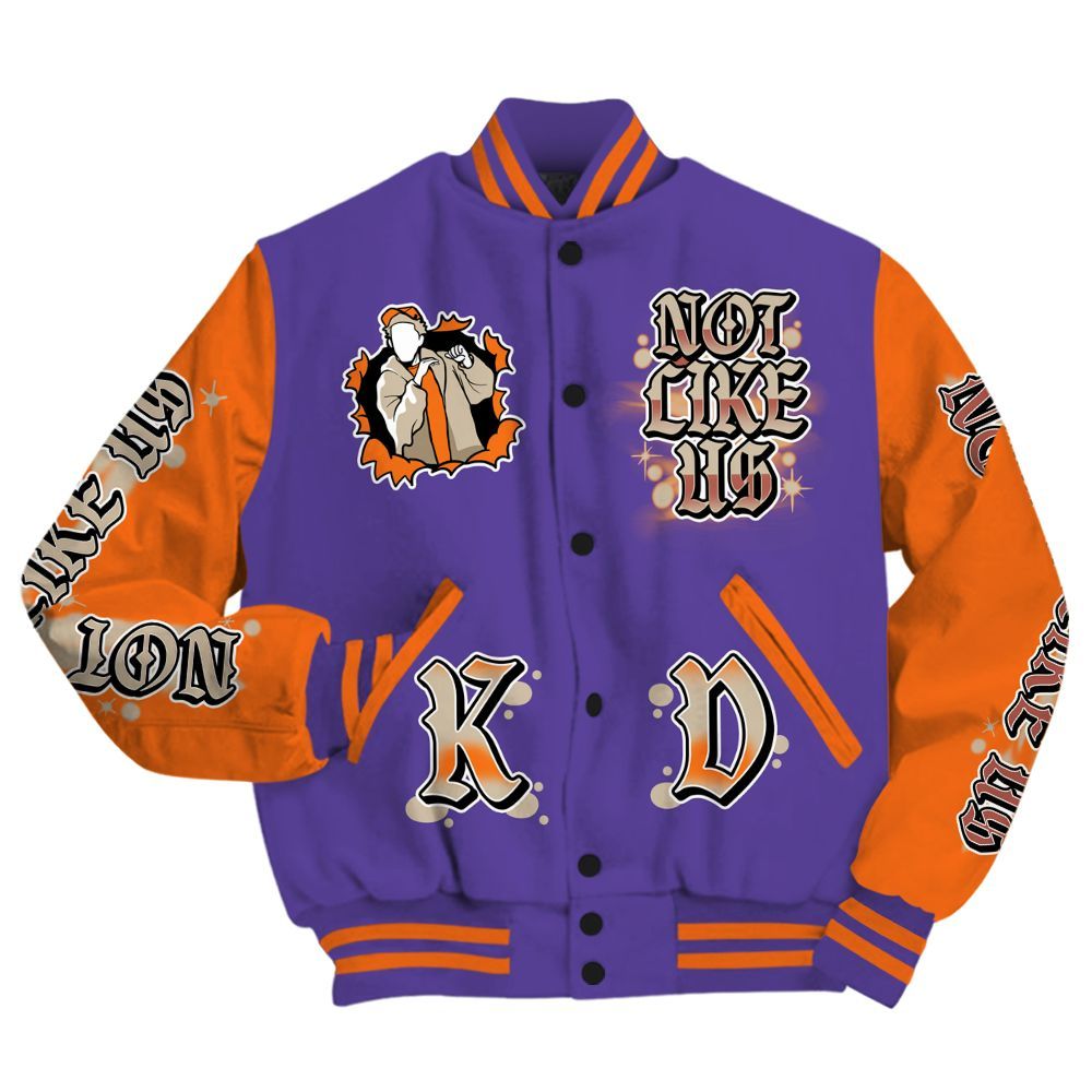 Varsity Jacket To Match Air Max Waffle SP Voltage Purple - None Like Us Graphic All Over Print