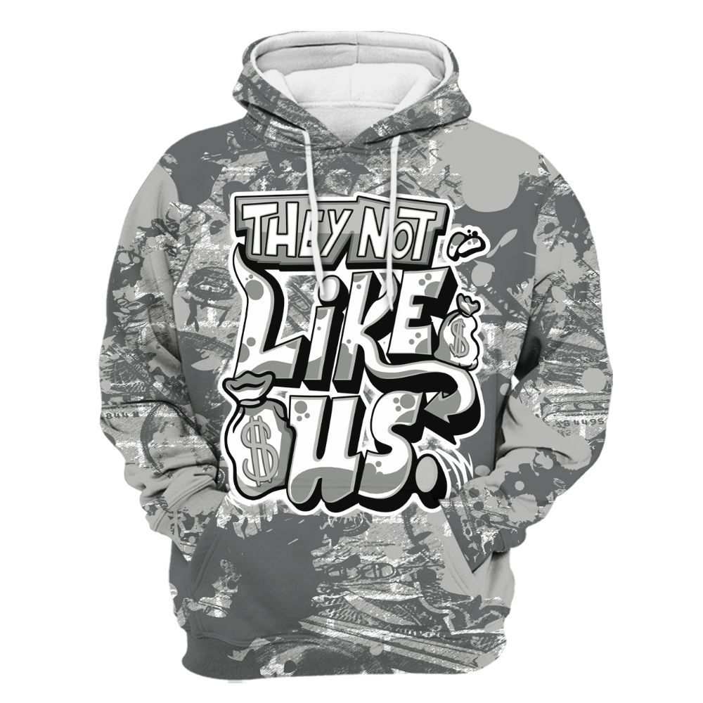 Hoodie To Match Retro Wet Cement 4s - Dislike Us Graphic Street Art All Over Print