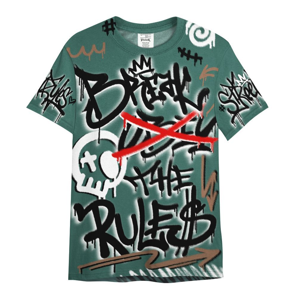 Shirt To Match Low OG Oxidized Green 1s - Break Rules Streetwear All Over Print