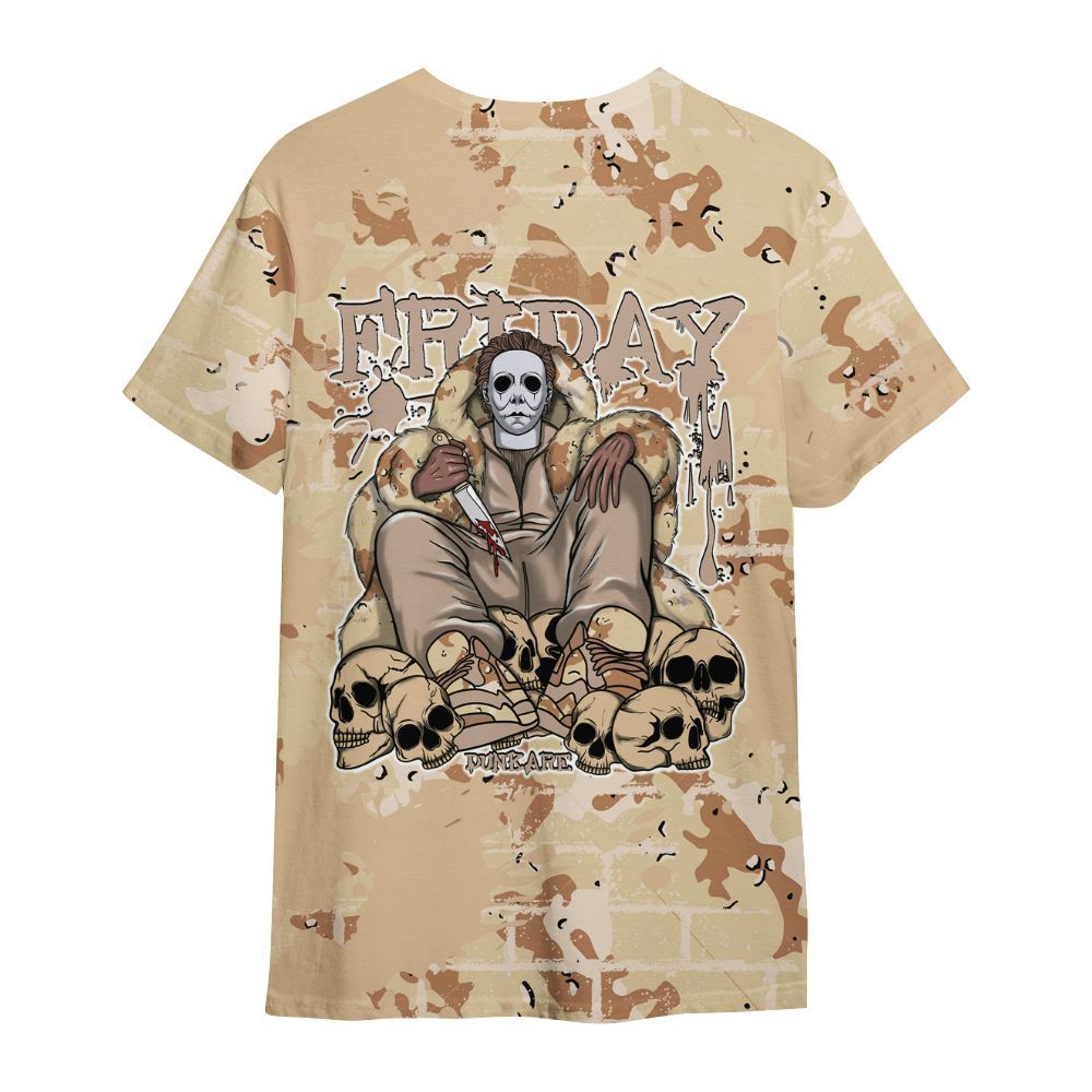 Shirt To Match Desert Camo 3s - Friday Brick All Over Print