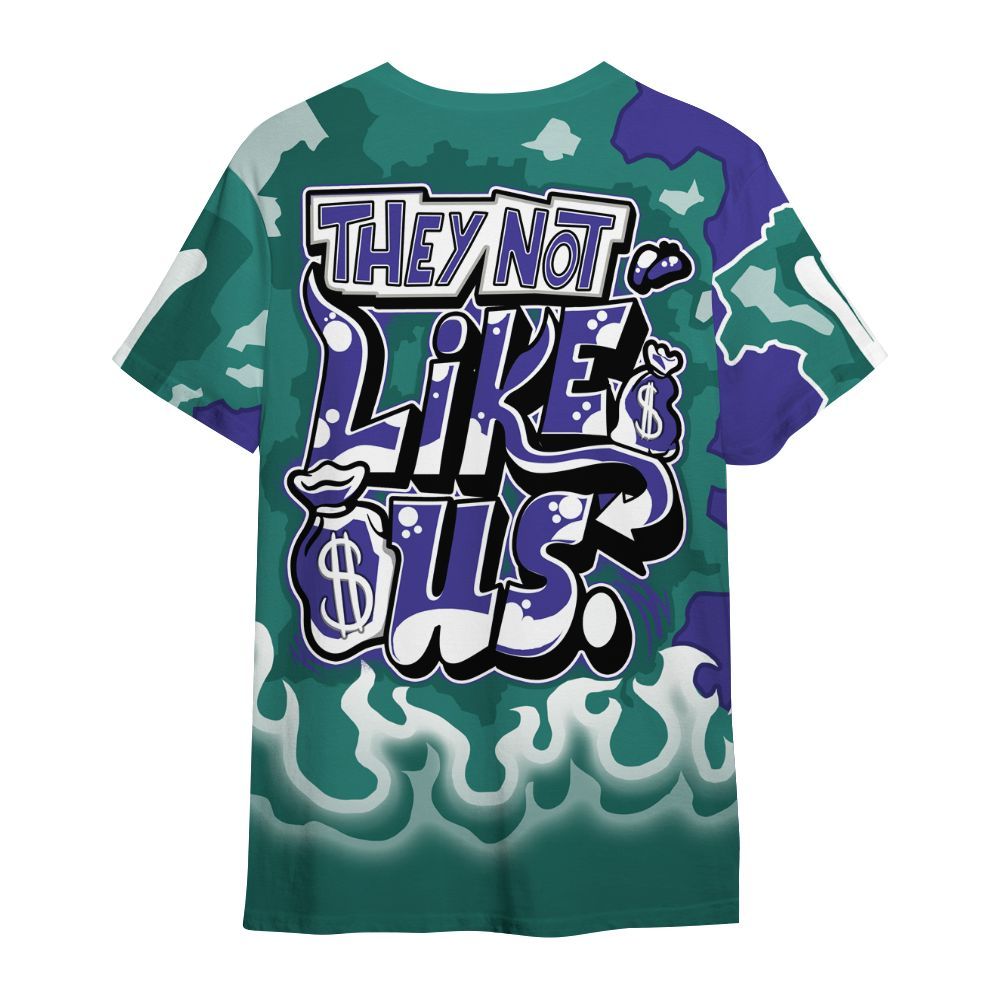 Shirt To Match Retro Grape 5s - Dislike Us Burning Custom Name All Over Print