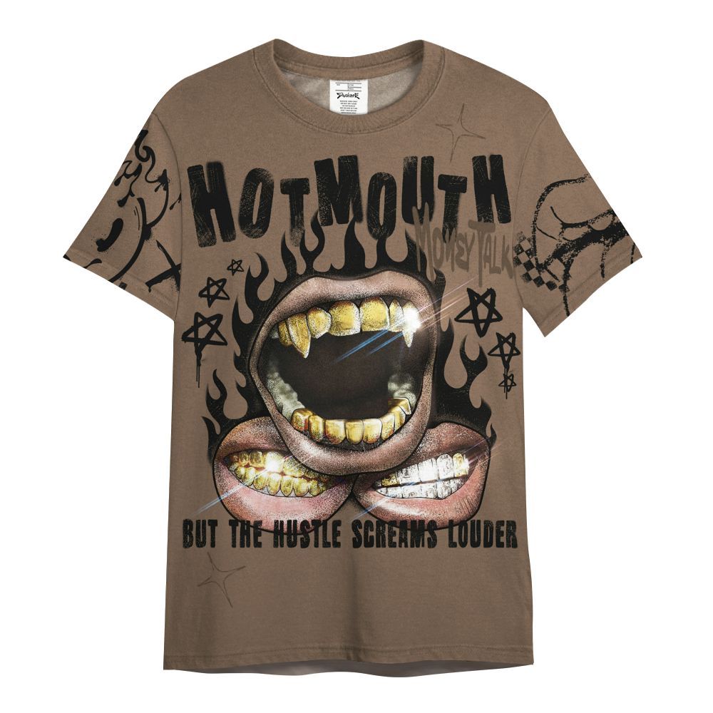 Shirt To Match Dark Mocha Jack - Mouth Burning Street Style All Over Print