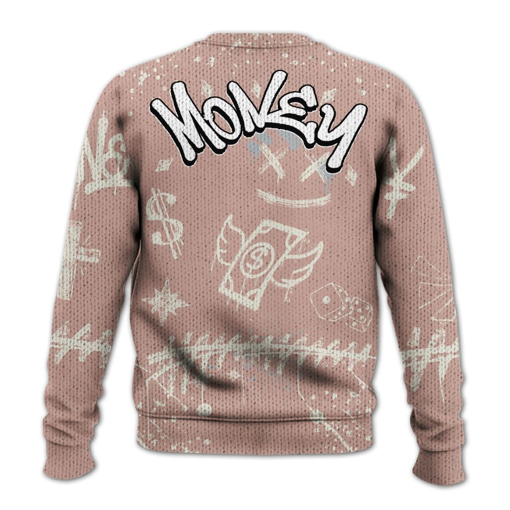 Knitted Sweater To Match Air Force Low 1 Arctic Orange - Everybody Paid In Full Crayon