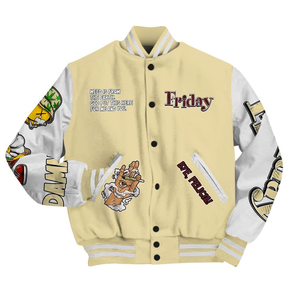 Varsity Jacket To Match Women Phantom 12s - Friday Sneaker Stress Style All Over Print