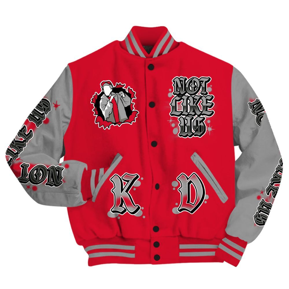Varsity Jacket To Match Air Max Sunder Gore Tex Fire Red - None Like Us Graphic All Over Print