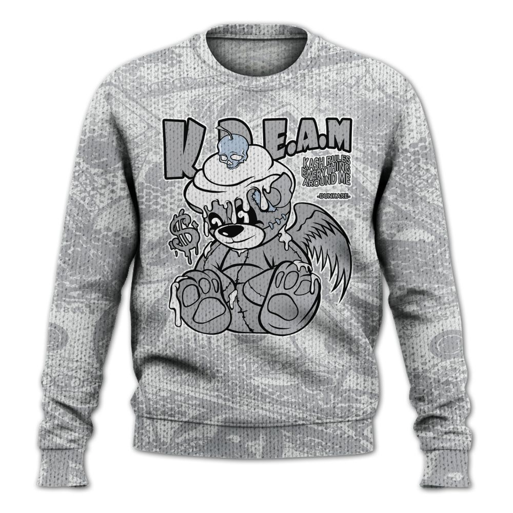 Knitted Sweater To Match Low OG Wolf Grey 1s - Loot Bear