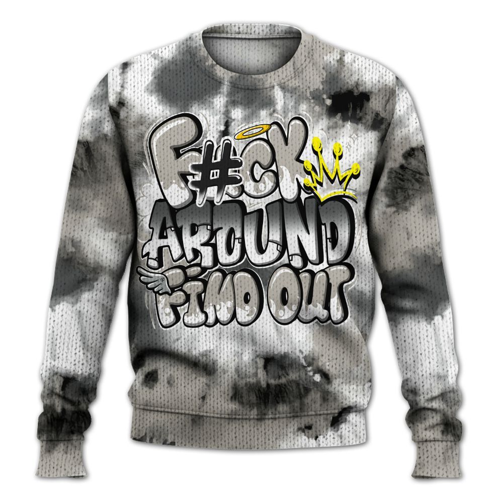 Knitted Sweater To Match Dunk Low Appears Oreo - Tie Dye FK Around Find Out