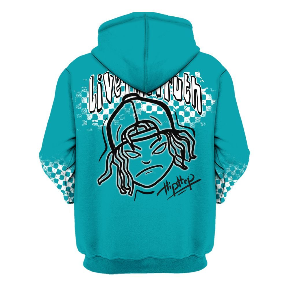 Hoodie To Match Air Griffey Max Aquamarine 1s - Feel Life Street Style All Over Print