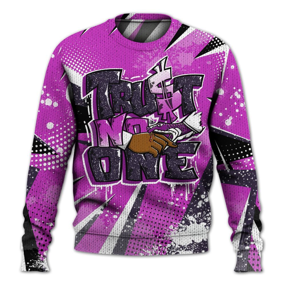 Knitted Sweater To Match Ja 2 Staregazer - Poly Trust No One Dripping