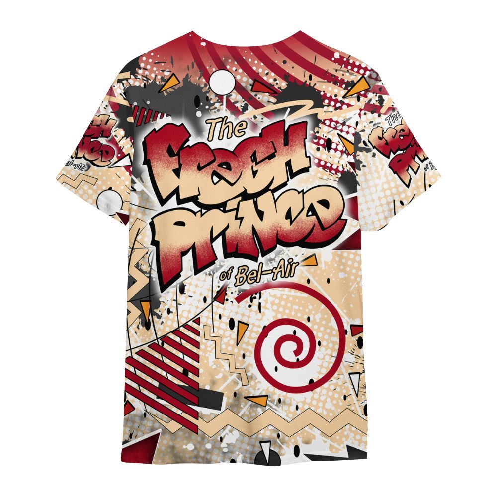 Shirt To Match Retro Pizza GS 4s - Fresh Sneaker 90s All Over Print