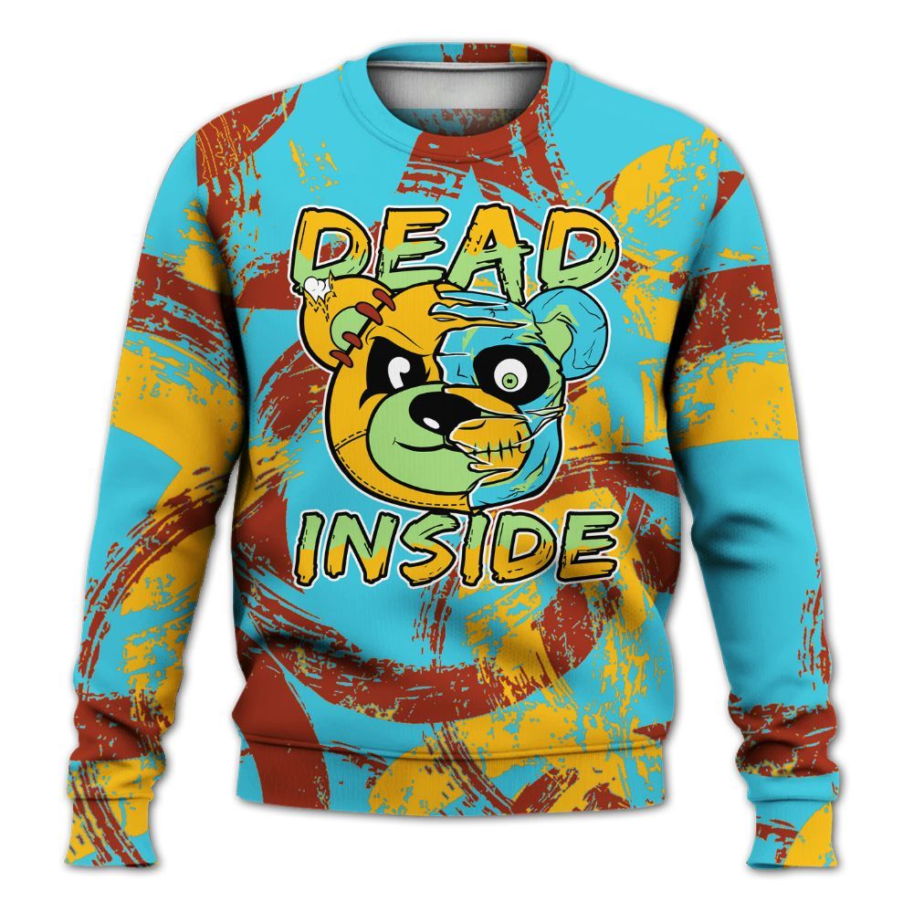 Sweatshirt To Match SB Dunk Di'Orr Greenwood - Lifeless Bear Circle Slpash All Over Print